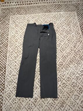 Men's 30x30 dark gray Dress Pants - Classic Straight Fit